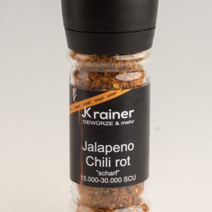 Jalapeno Chili rot geschrotet