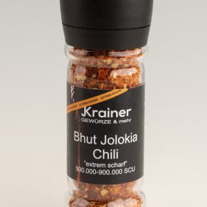 Chili "Bhut Jolokia" geschrotet !!!Extrem Scharf!!!